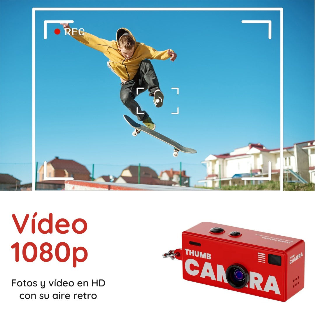 Minicámara llavero que graba vídeo 1080p